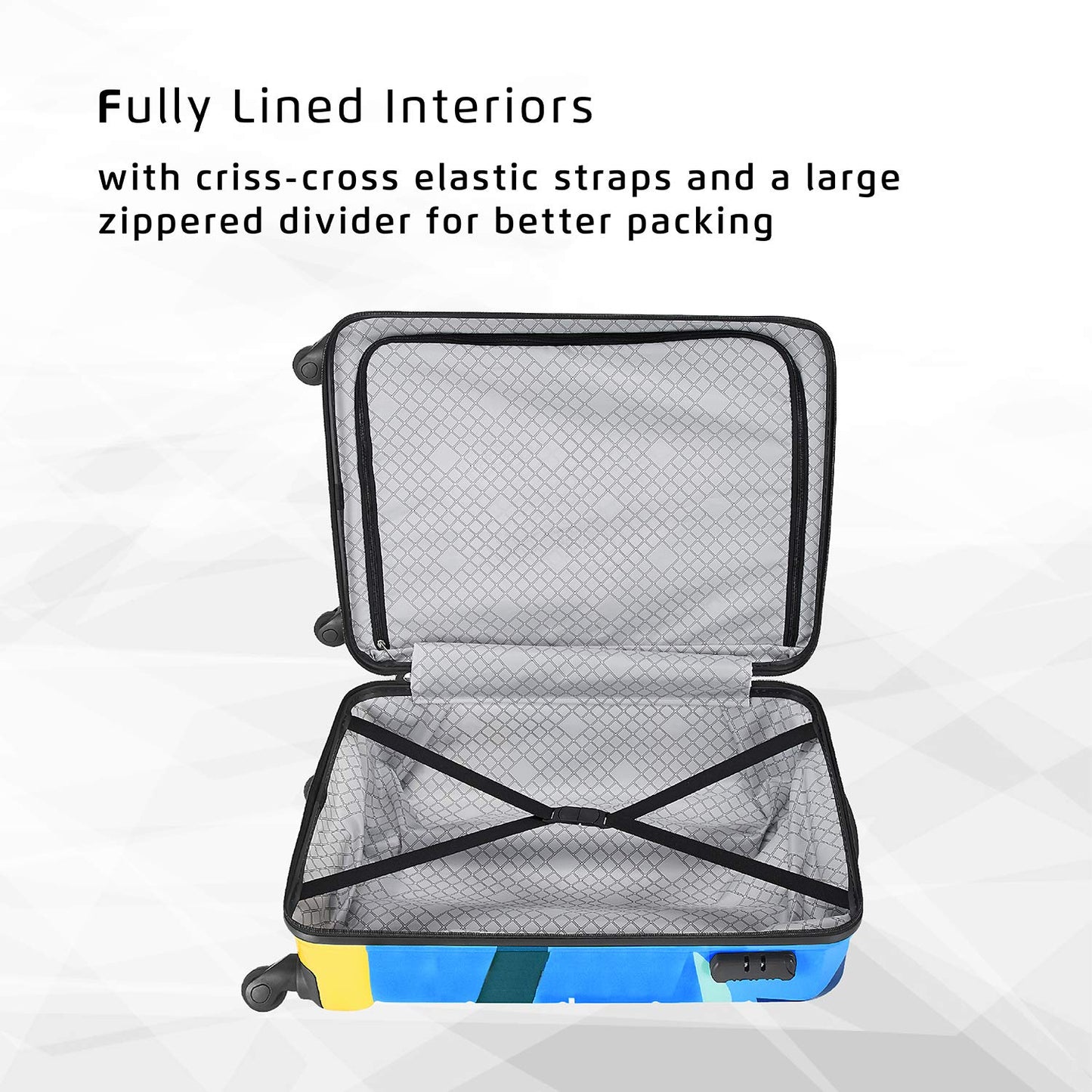 Safari Regloss Detour Set of 3 Trolley Bags with 360° Wheels