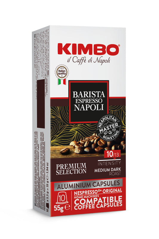 Kimbo Barista Napoli - Aluminum Capsules x 10