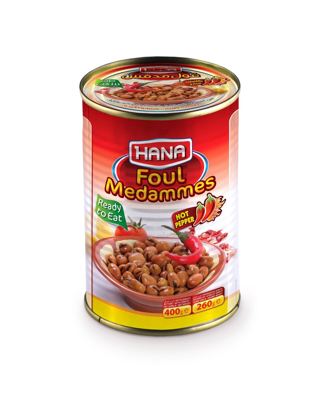 Hana Foul Medammes Hot Paprika 400g