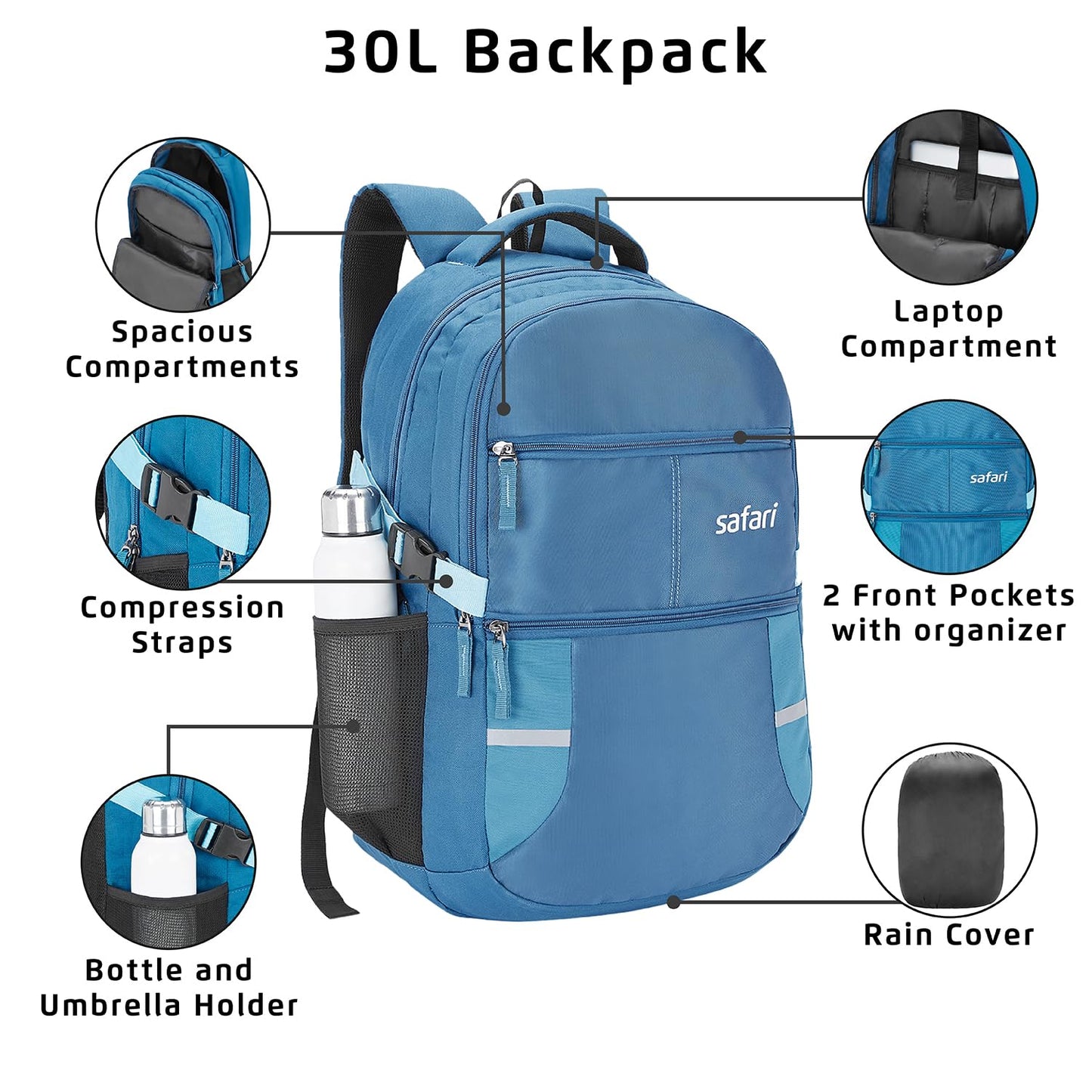 Safari Omega Pro 35L Laptop Backpack