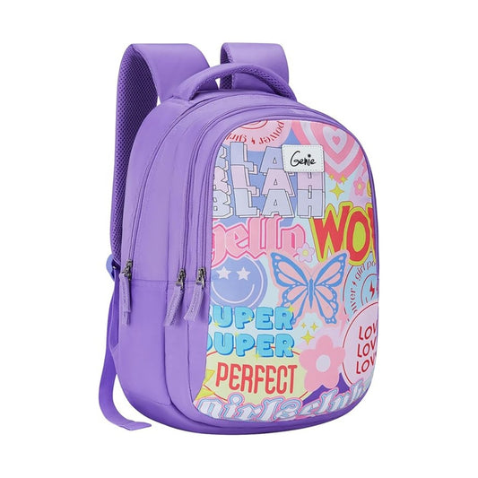 Genie By Safari Summer 27L Purple School Bag for Girls