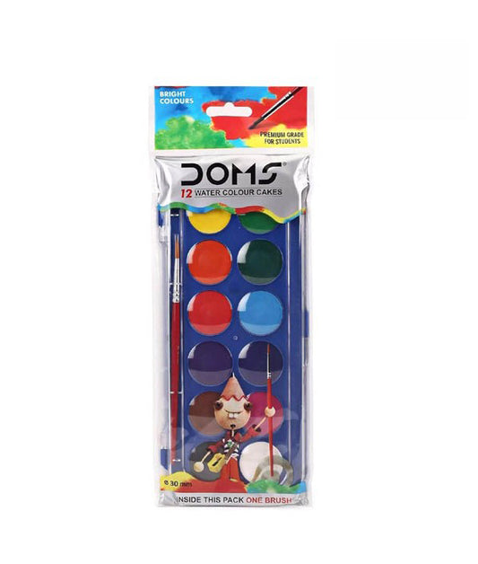 Doms Water Colour Cakes - 12 Shades