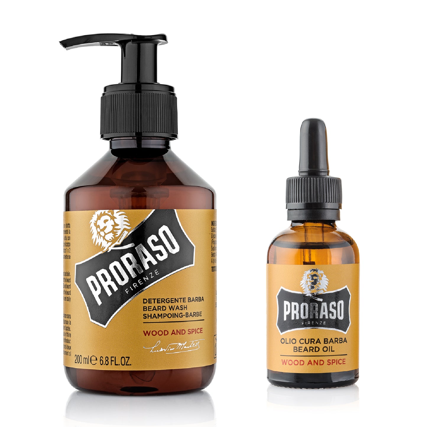 Proraso Beard Care Duo Box for Full or Long Beards: Wood & Spice