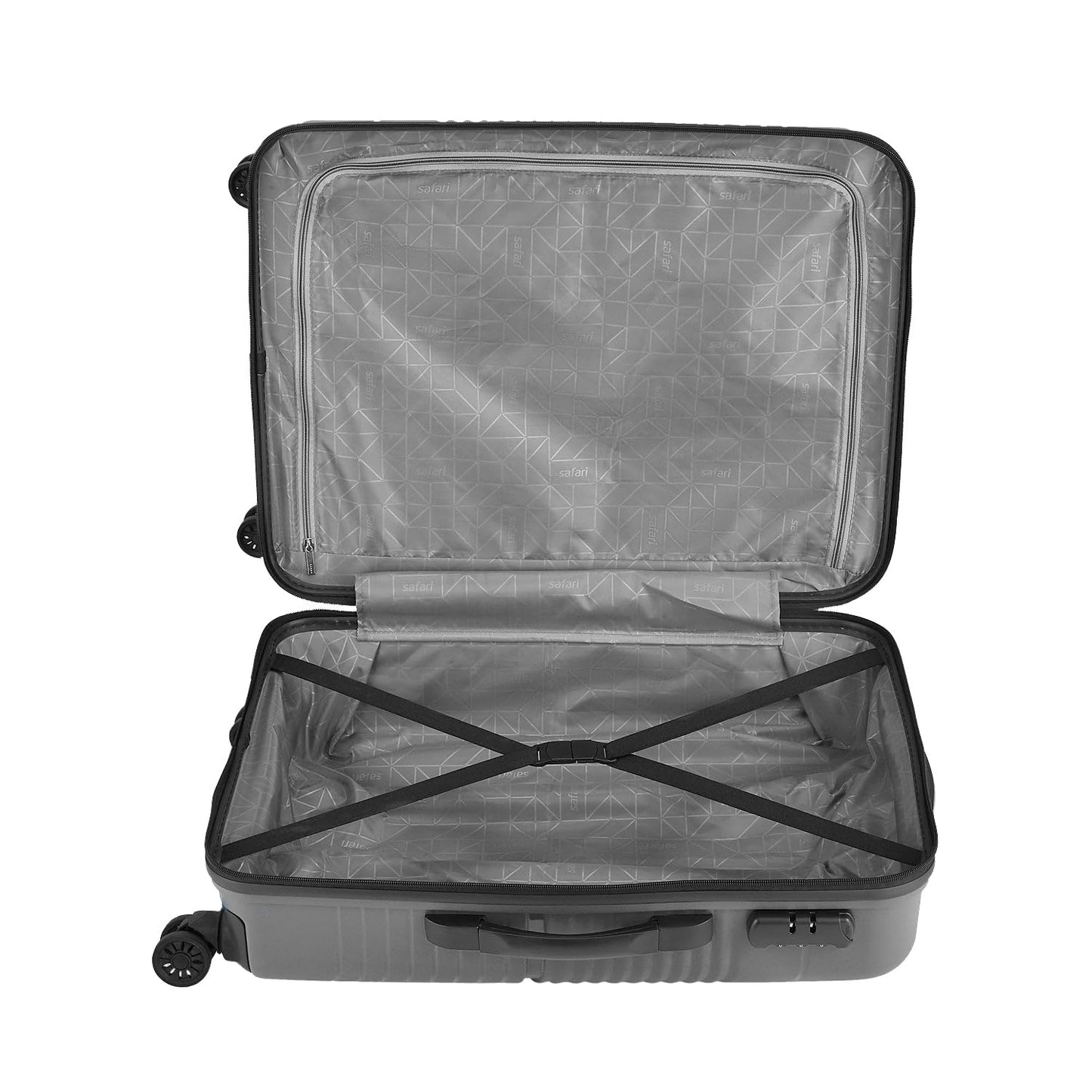 Safari Carter Set of 3 Trolley Bags with 360° Wheels