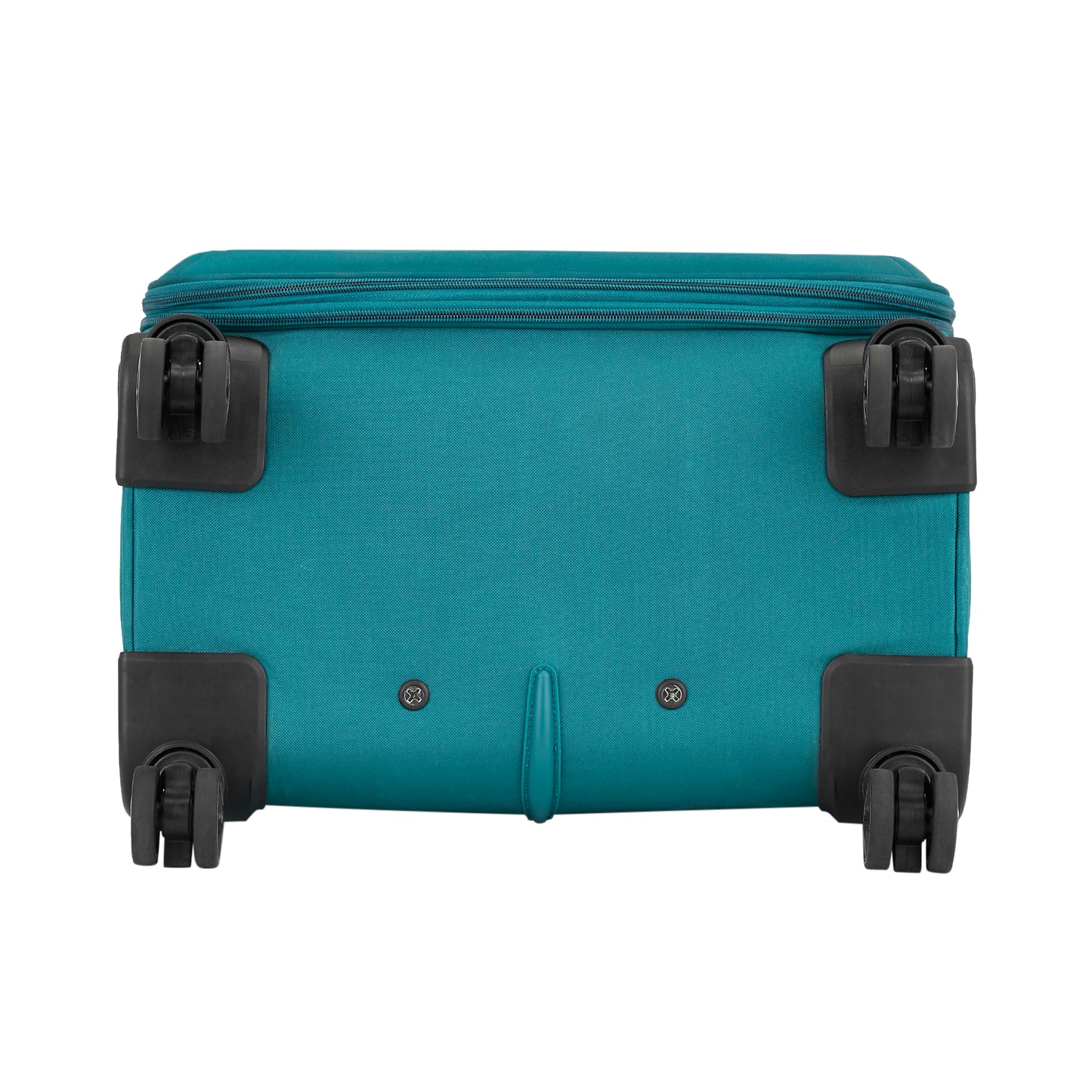 Safari Crystal Teal Trolley Bag with Dual Wheels
