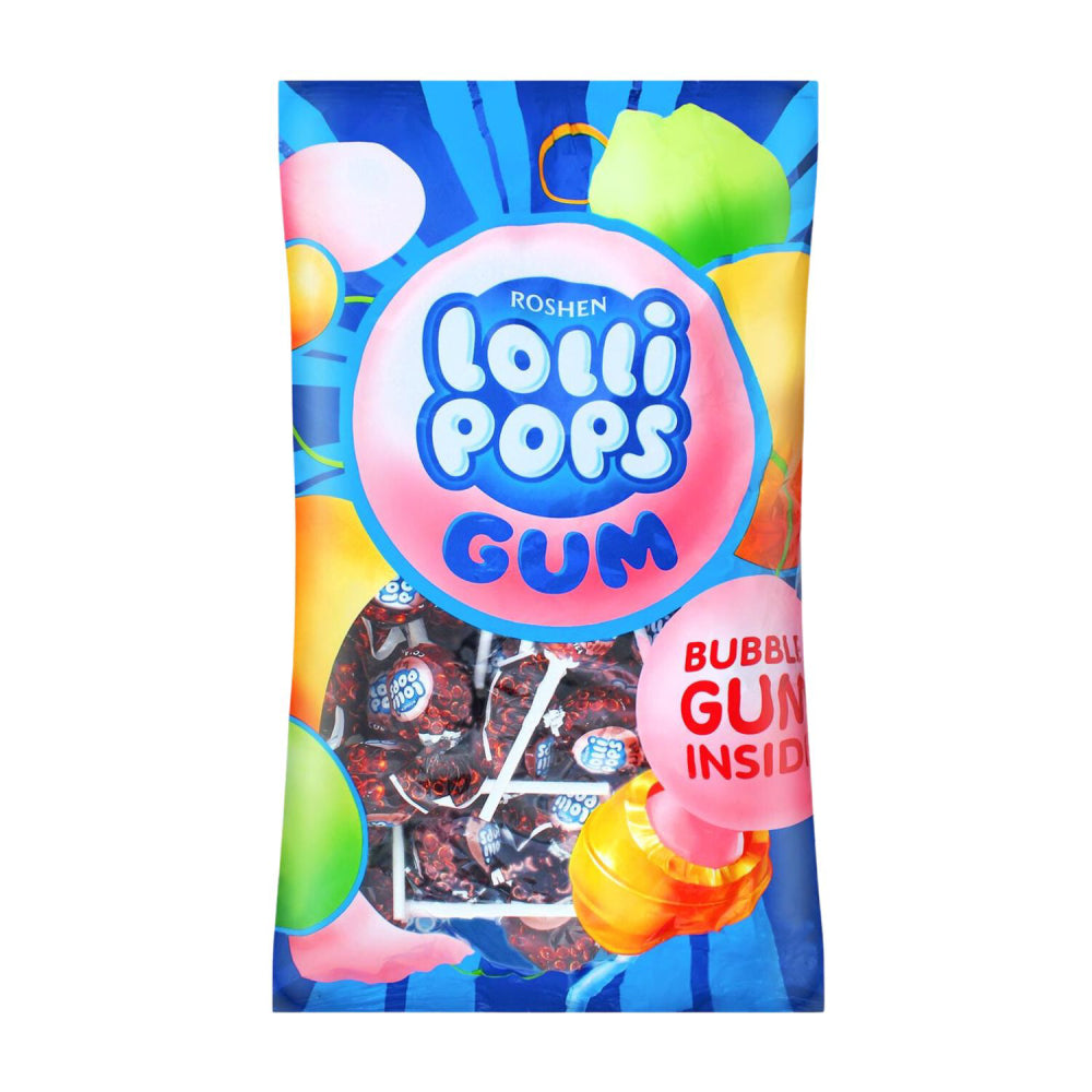 Lollipops Gum Hard Candy With Cola Flavor And Bubble Gum 920g