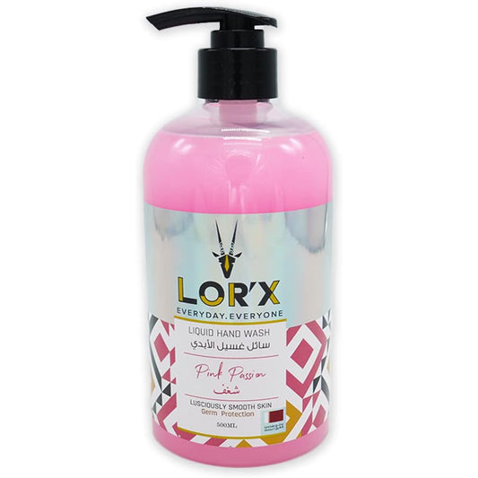 Lorx Liquid Hand Wash Pink Passion - 500 ML