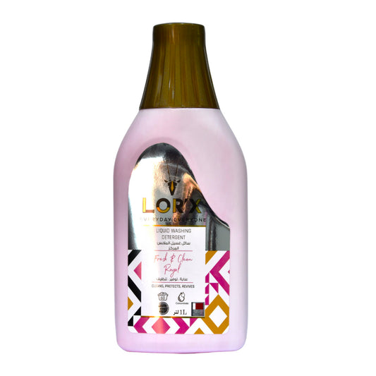Lorx Liquid Washing Detergent Fresh & Clean Royal  - 1L