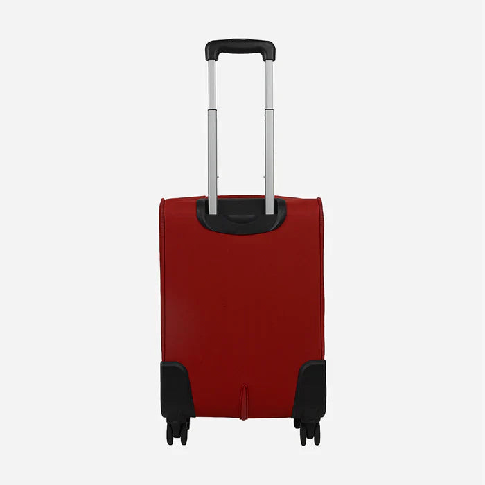 Safari Penta Red Trolley Bag with Dual Wheels