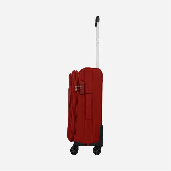 Safari Penta Red Trolley Bag with Dual Wheels