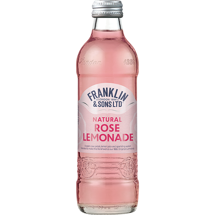 Franklin & Sons Natural Rose Lemonade - 200 ml x 24 pcs