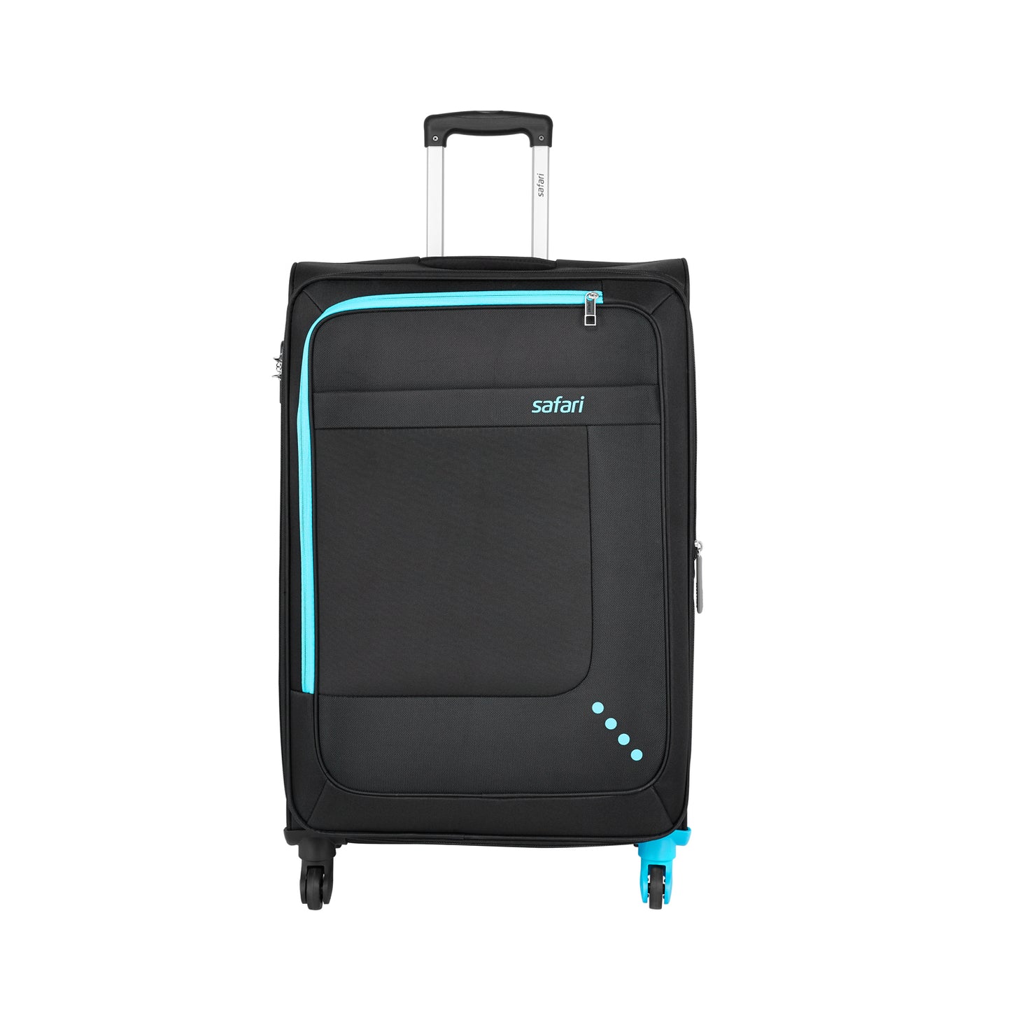 Safari Star Black Trolley Bags with 360° Wheels