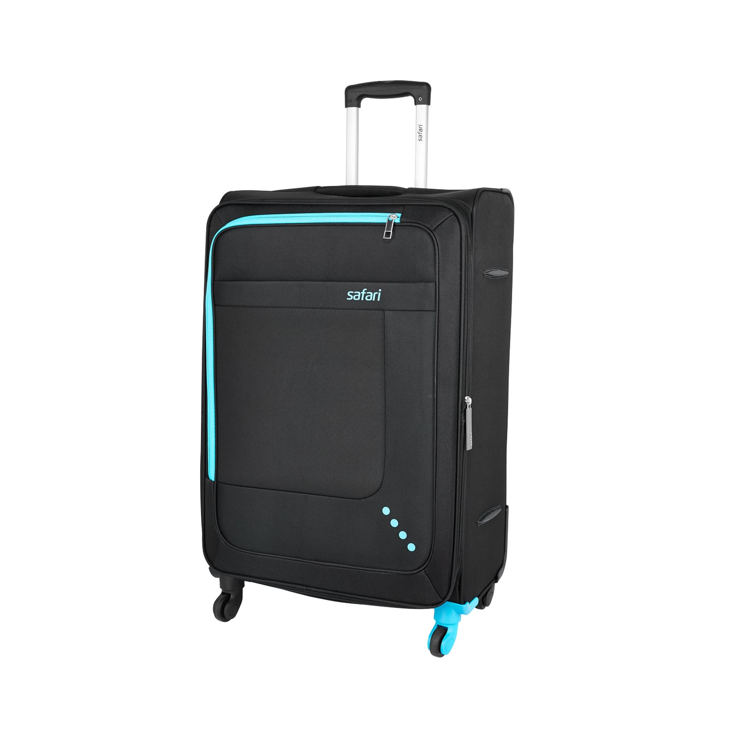 Safari Star Black Trolley Bags with 360° Wheels