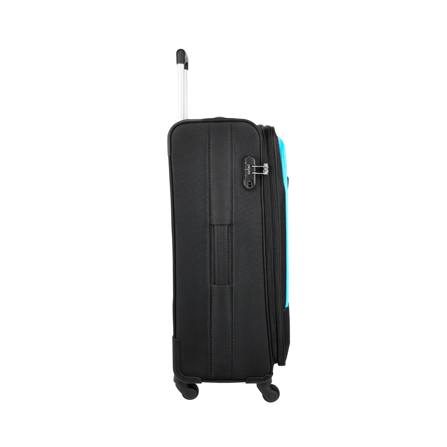 Safari Star Black Trolley Bags with 360° Wheels