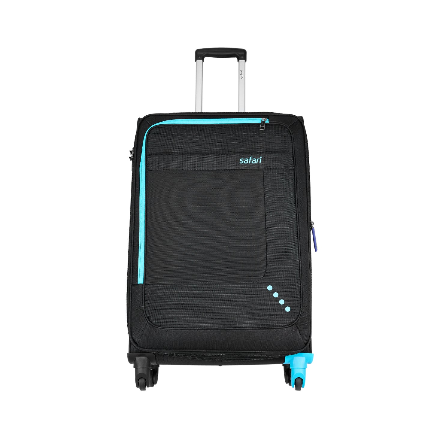 Safari Star Black Trolley Bags with 360° Wheels