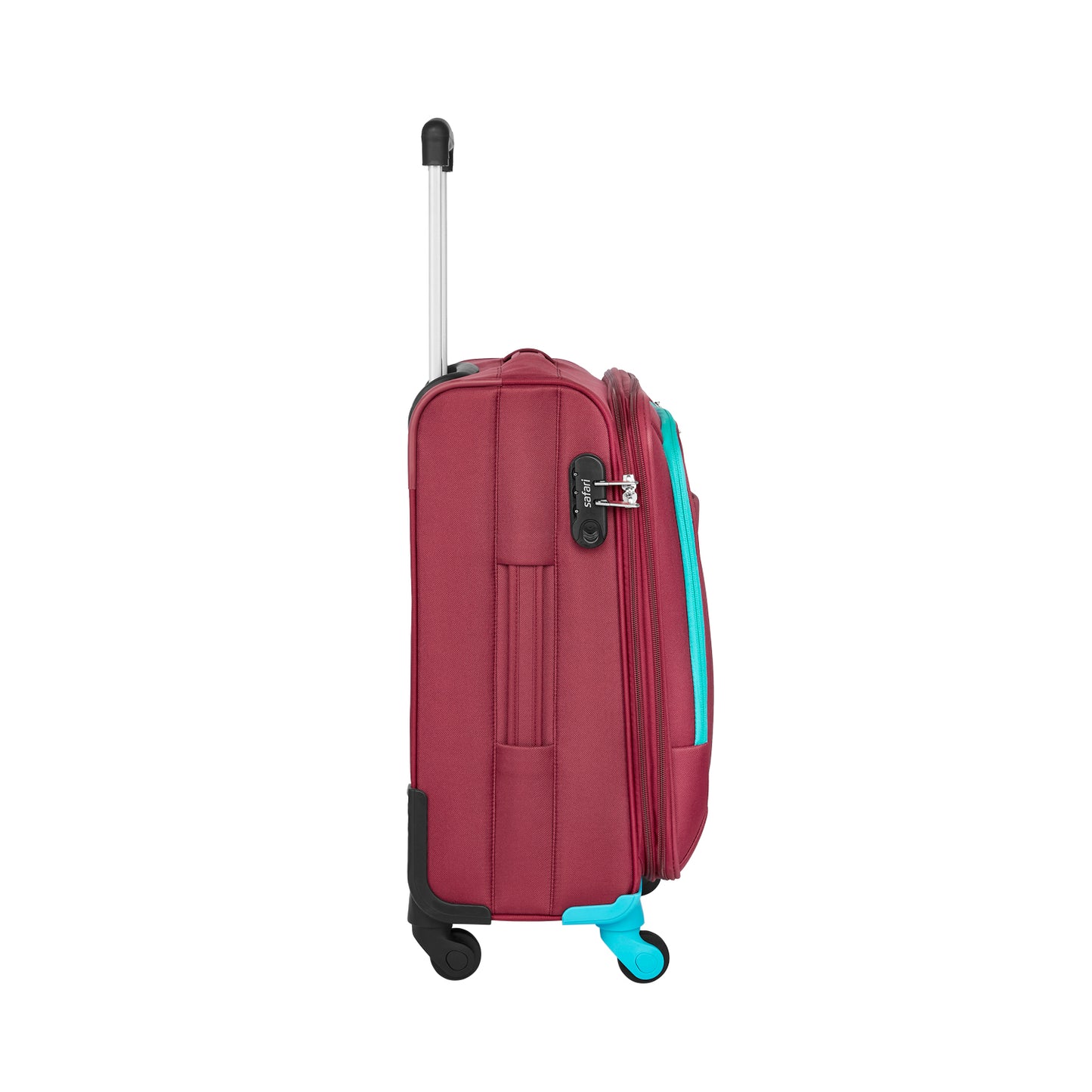 Safari Star Red Trolley Bags with 360° Wheels