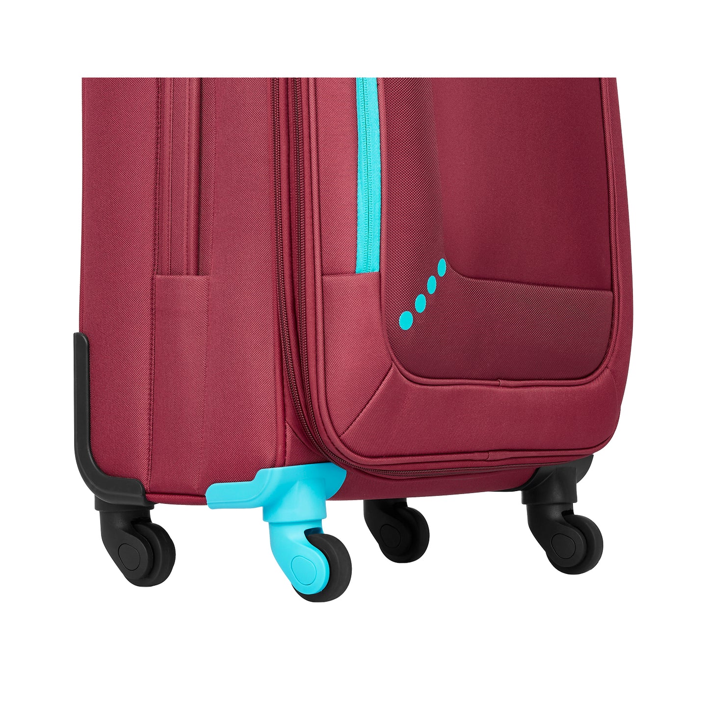 Safari Star Red Trolley Bags with 360° Wheels
