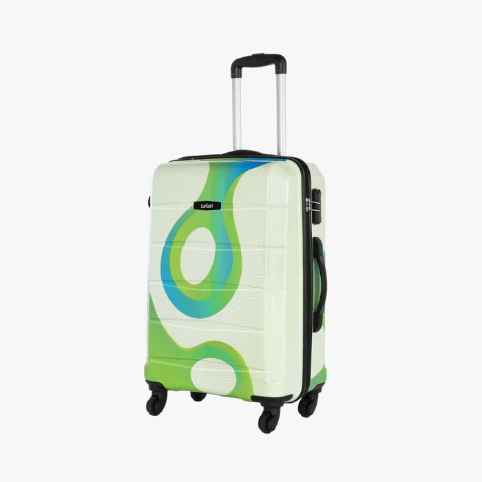 Safari Tiffany Printed Trolley Bag with 360° Wheels