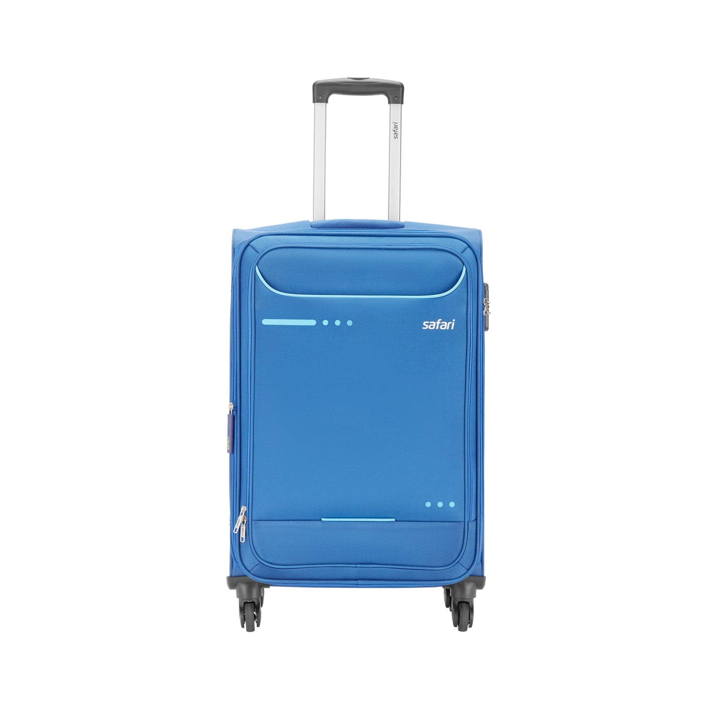 Safari Ultima Blue Trolley Bags with 360° Wheels