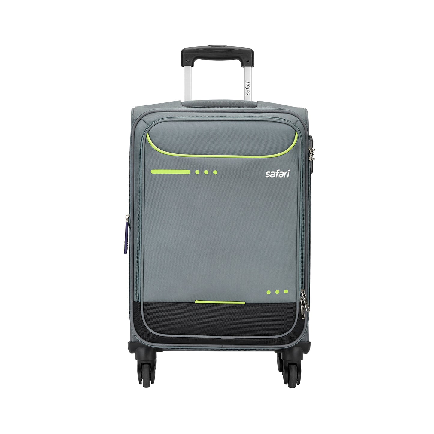 Safari Ultima Grey Trolley Bags with 360° Wheels