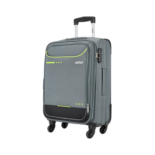 Safari Ultima Grey Trolley Bags with 360° Wheels