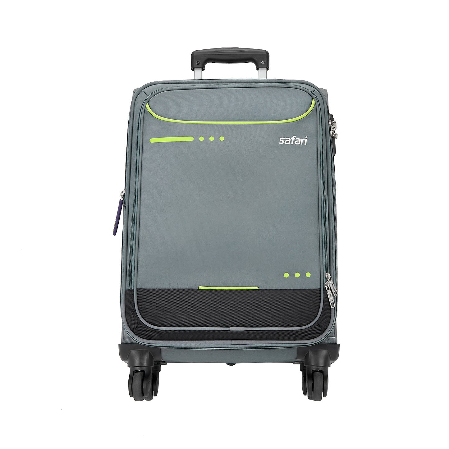 Safari Ultima Grey Trolley Bags with 360° Wheels