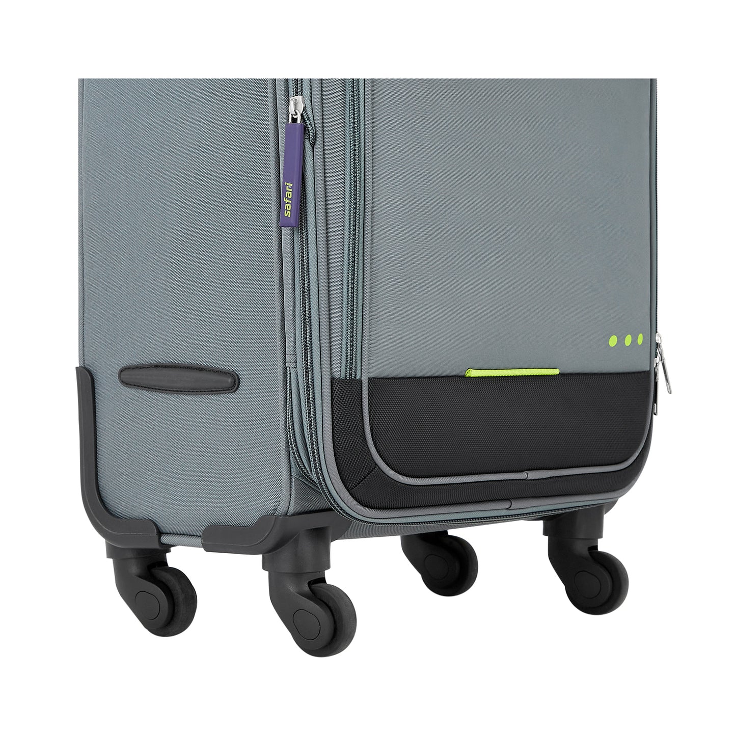 Safari Ultima Grey Trolley Bags with 360° Wheels