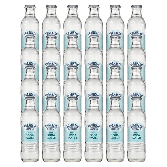 Franklin & Sons Soda Water - 200 ml x 24 pcs