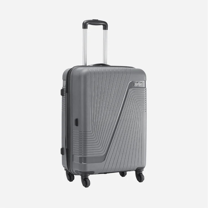 Safari Zion Set of 3 Dark Grey Trolley Bags with 360° Wheels