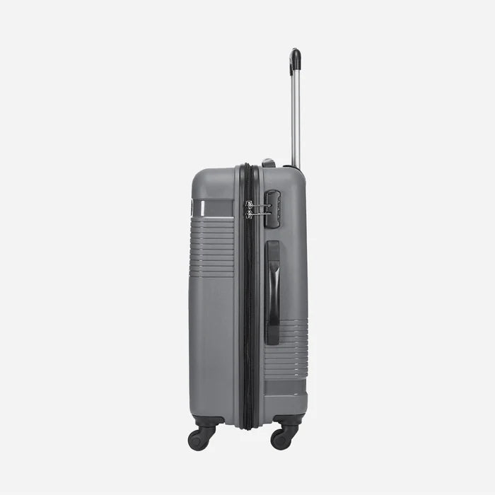 Safari Zion Set of 3 Dark Grey Trolley Bags with 360° Wheels