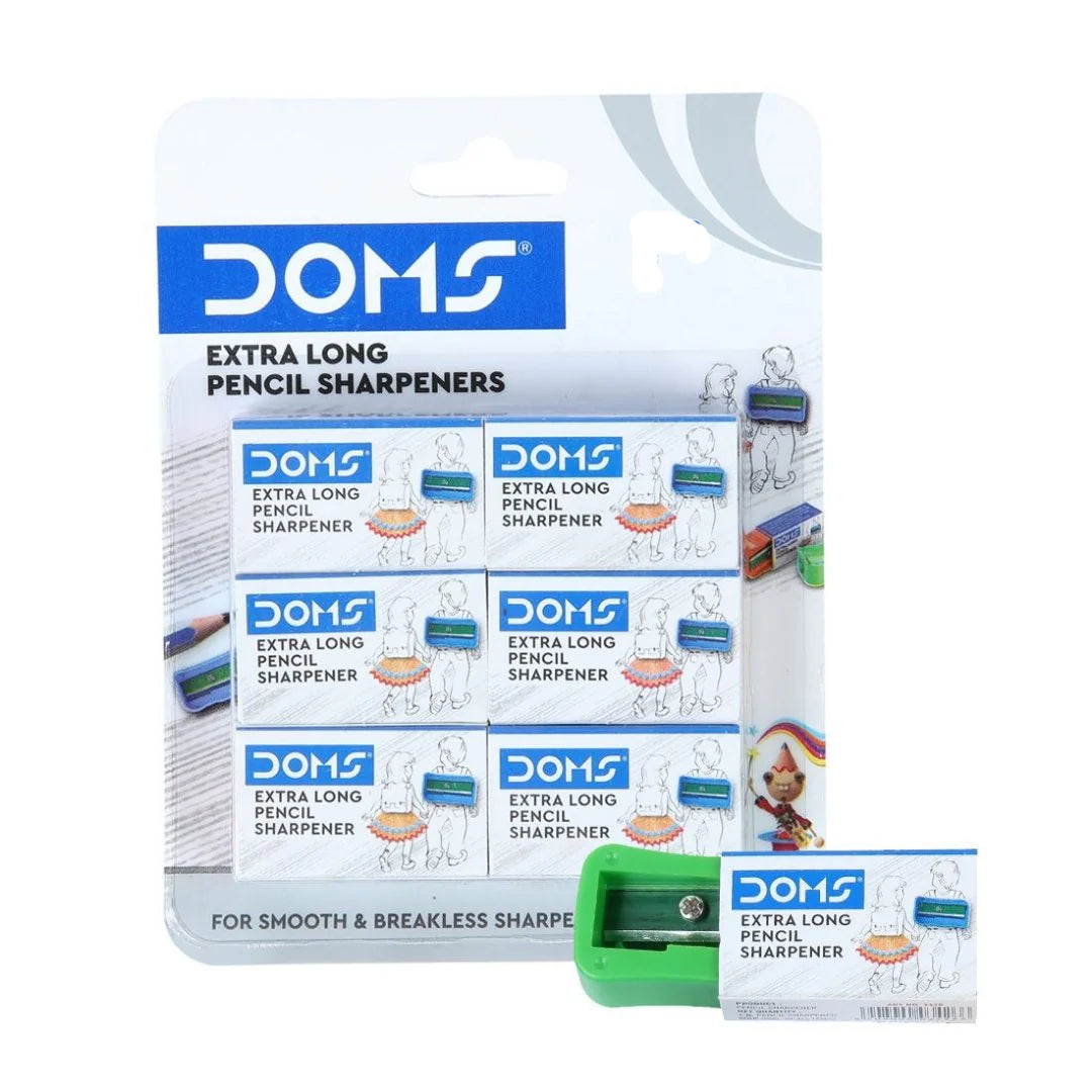 Doms Pencil Sharpner Blister Pack - 6 Pcs