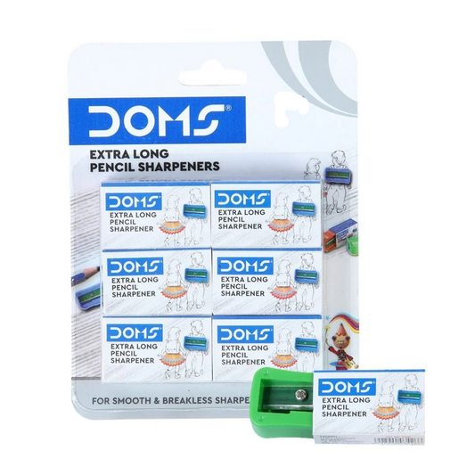 Doms Pencil Sharpner Blister Pack - 6 Pcs