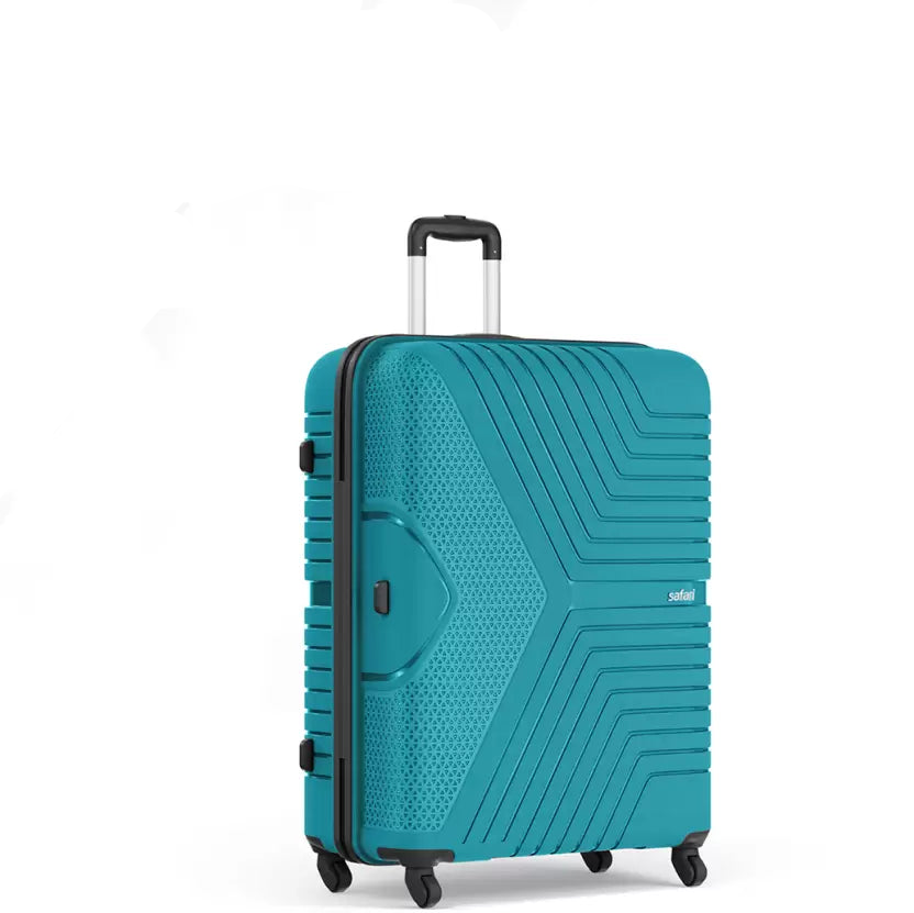 Safari Zeno Teal Green Trolley Bags with 360° Wheels