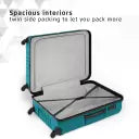 Safari Zeno Teal Green Trolley Bags with 360° Wheels