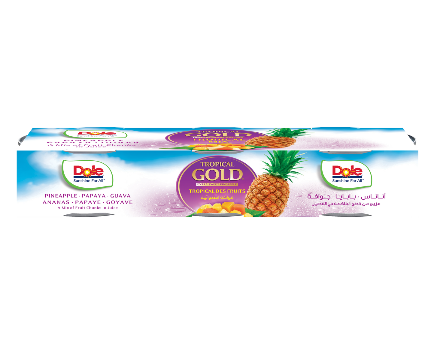 Dole Tropical Fruit Mix Tropical Gold 3 x 227 g