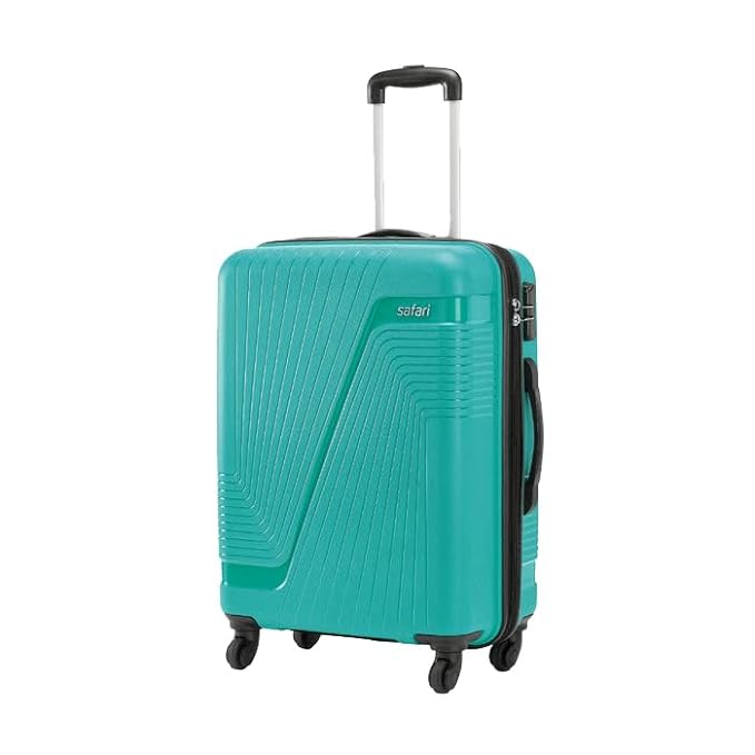 حقائب سفر سفاري زيون باللون الأخضر المخضر بعجلات 360 درجة