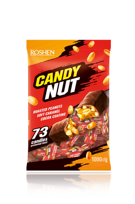 Roshen Candy Nut Soft Caramel & Peanuts