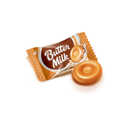 Roshen Butter Milk Hard Candies 1Kg