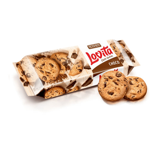 Lovita Cookies With Coating Drops 150G