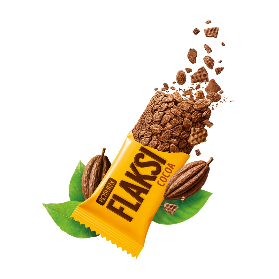 Roshen Flaksi Cocoa Sweets With Wafer Flakes 500 G