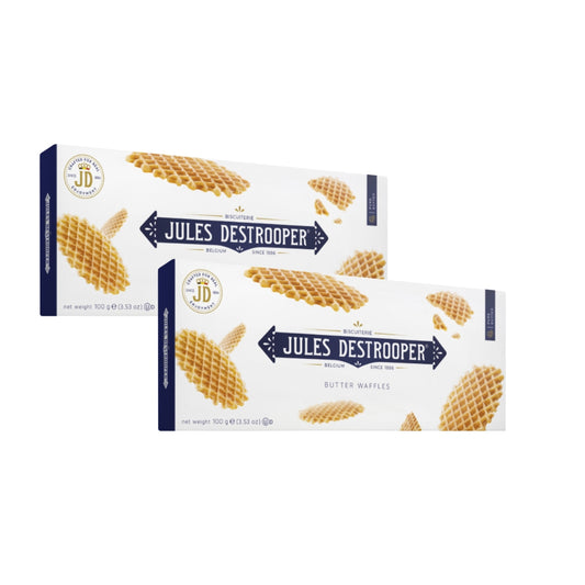 Jules Destrooper Butter Waffles 100g x 2 Pcs
