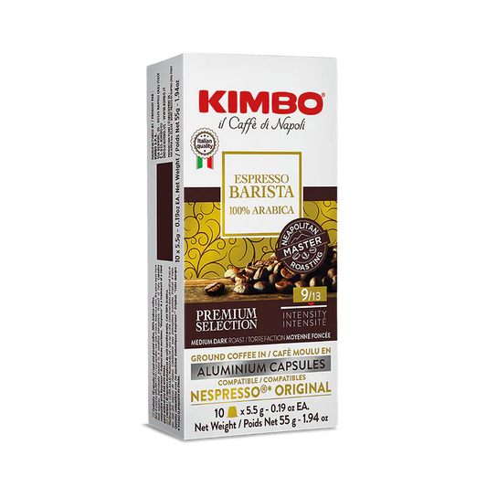 Kimbo Barista Arabica 100% - Aluminum Capsules x 10