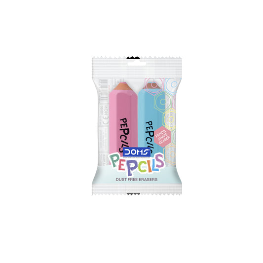 Doms Pepcils DustFree Erasers 2 Pcs