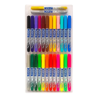 صندوق عرض أقلام الفرشاة من دومز - 26 لونًا