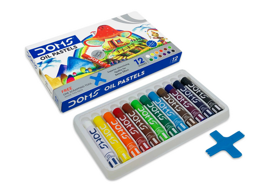 Doms Oil Pastels  - 12 Shades