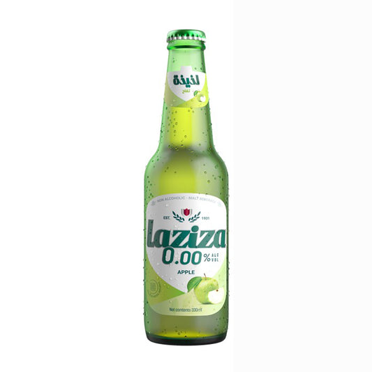 Laziza Non Alcoholic Malt Beverage Apple - 330 ml