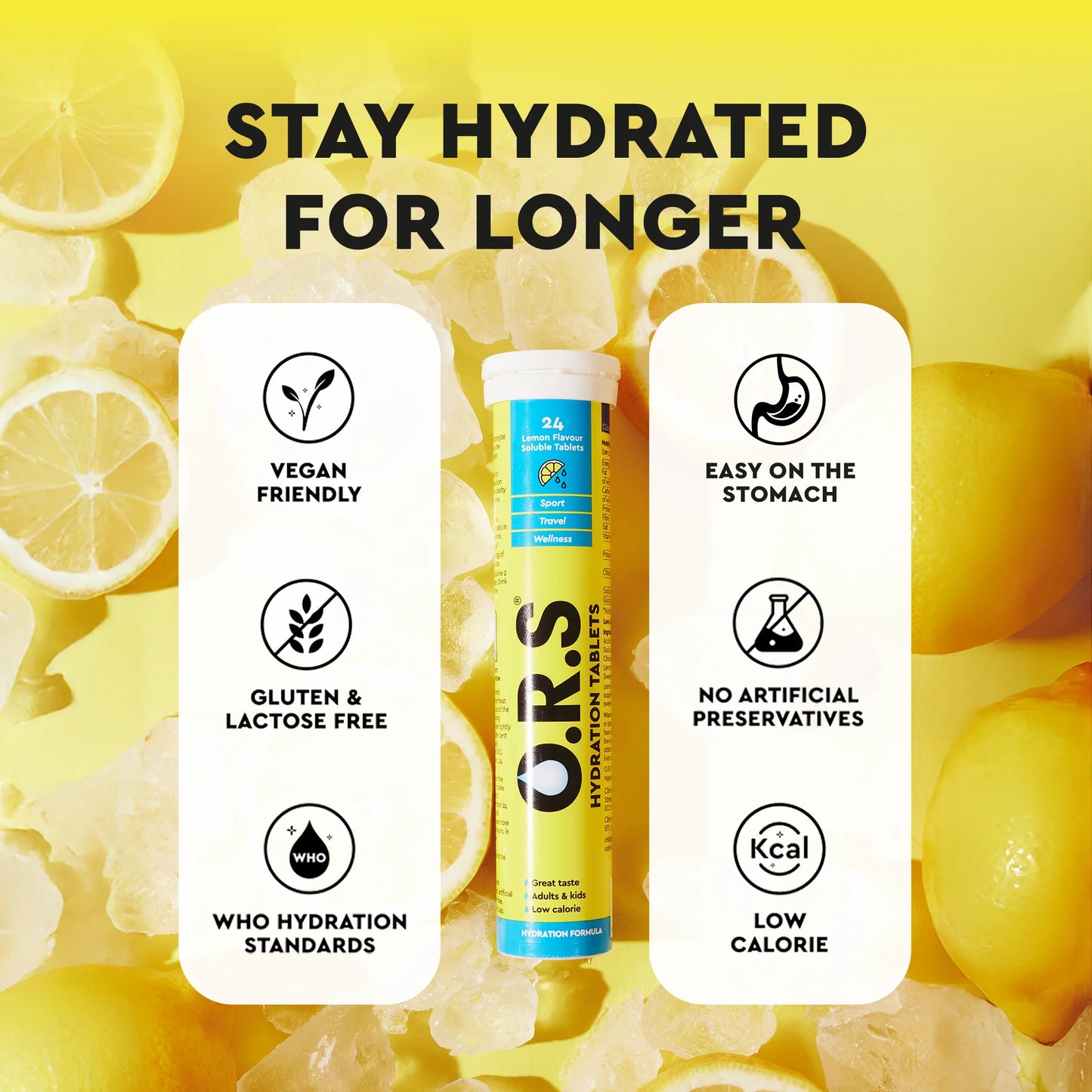 Clinova O.R.S Lemon 24 Tablets