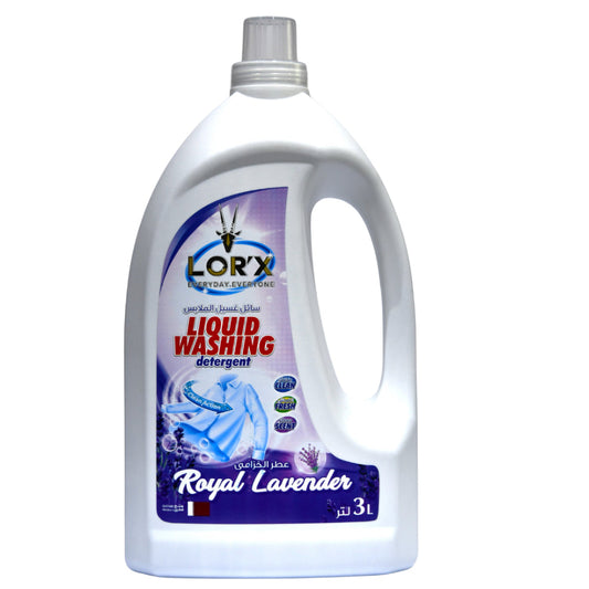 Lorx Liquid Washing Detergent Royal Lavender - 3L