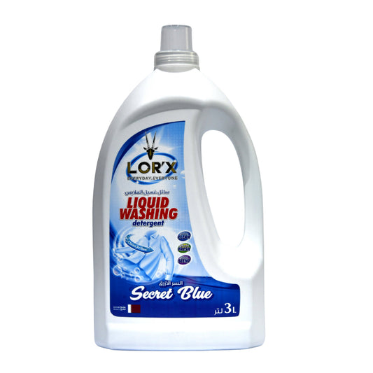 Lorx Liquid Washing Detergent Secret Blue - 3L