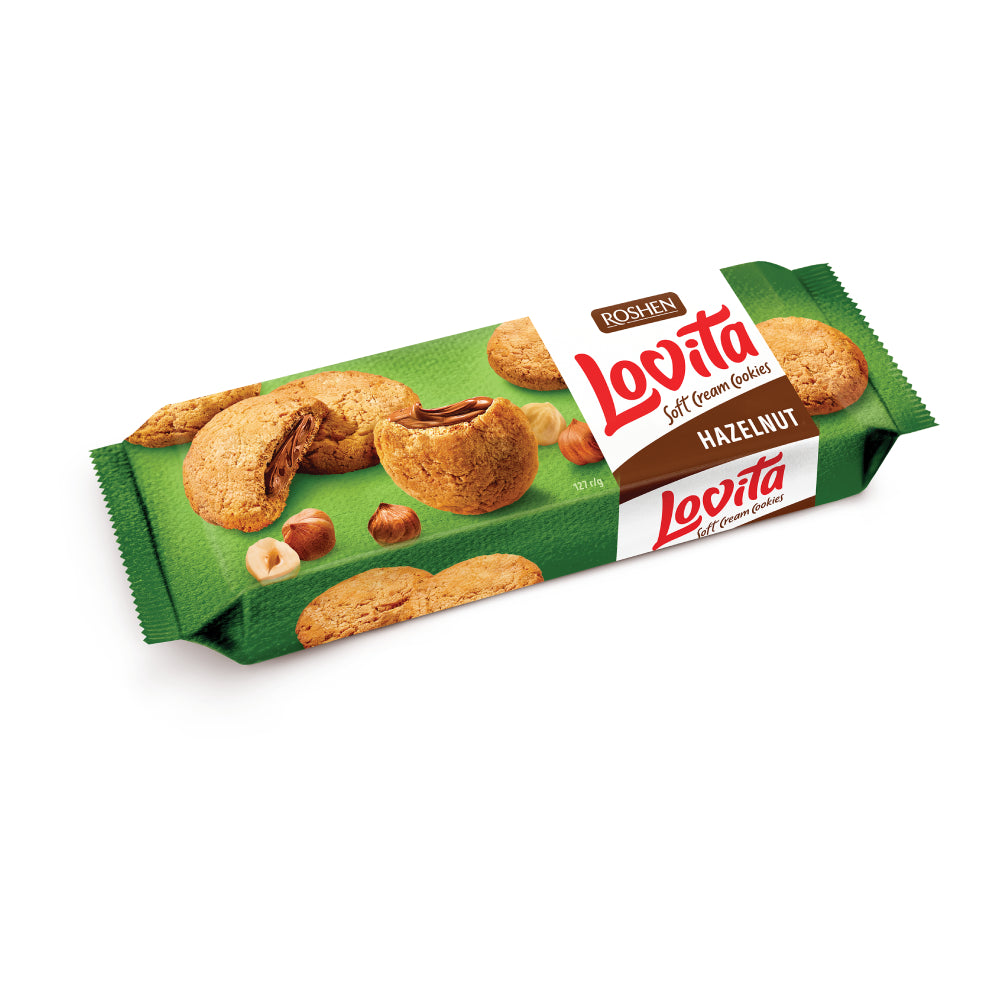 Lovita Cookies Soft Cream Cookies Hazelnut 127g